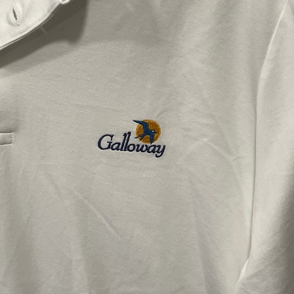 Ralph Lauren Polo Golf Mens White Pro‎ Fit S/S Polo Size L Galloway - Picture 4 of 9